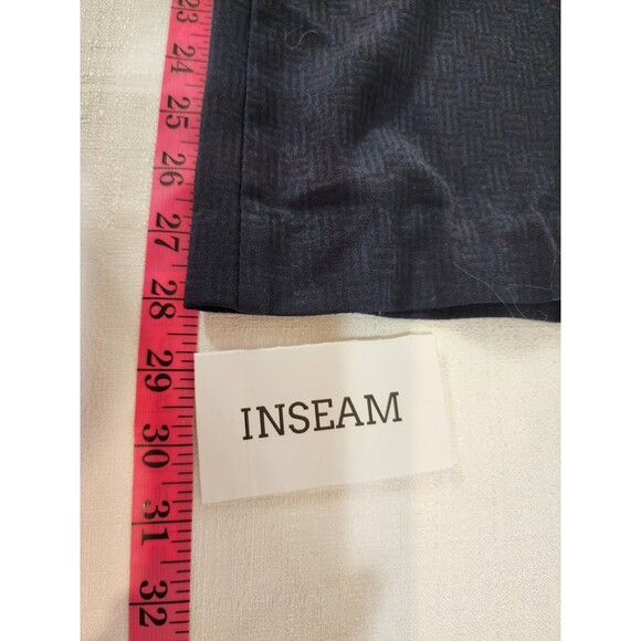 WORTHINGTON WOMENS P12 DARK BLUE LINE PANTS MODERN FIT SLACKS CAREER BUISNESS - Picture 15 of 16